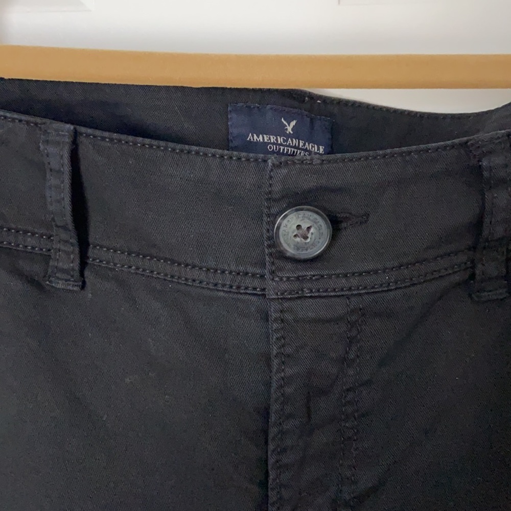 Size 4 Long Kick Boot Style Black Pants - Picture 2 of 7